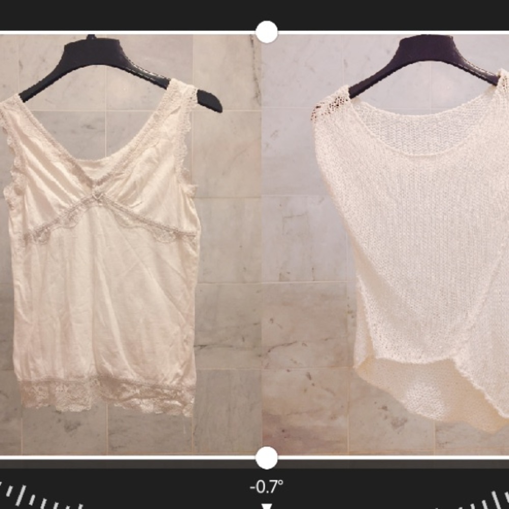 2 bundle white tops. - Picture 1 of 6